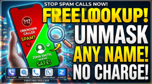 Free Cell Phone Number Lookup with Name No Charge