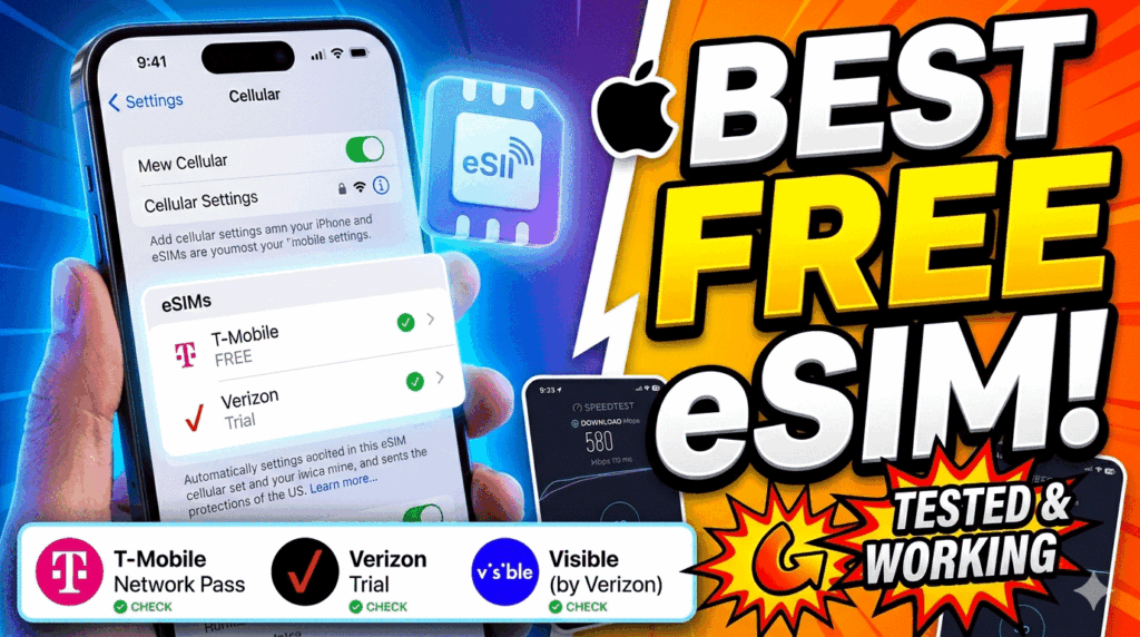 Best Free eSIM Service for iPhone in 2025
